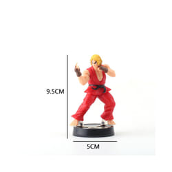 Anime Street Fighter Fighting Game Action Figure Ken Masters Hoshi Ryu PVC Kawaii Toys Dolls Room Decor - B No Box
