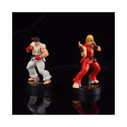Anime Street Fighter Fighting Game Action Figure Ken Masters Hoshi Ryu PVC Kawaii Toys Dolls Room Decor - B No Box
