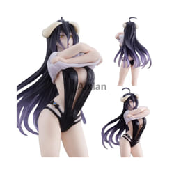 Anime OVERLORD Figure Wedding Dress Albedo PVC Action Figure Toys Collectible Model Toys Kid Gift - 18cm