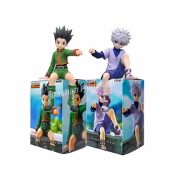 HunterHunter Gon Killua Action Figure Noodle Stopper Model Toys Decorations GONFREECSS Killua Zoldyck - No Box 13cm
