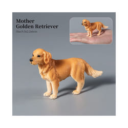 Farm Dog Animals Model Husky German Shepherd Saint Bernard Action Figure Puppy Figurines PVC Cute Collection - Dog-9