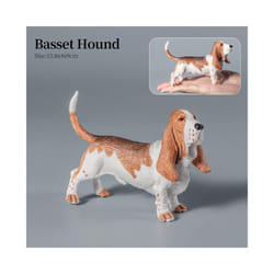 Farm Dog Animals Model Husky German Shepherd Saint Bernard Action Figure Puppy Figurines PVC Cute Collection - Dog-1