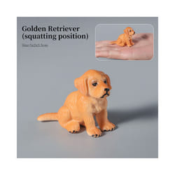 Farm Dog Animals Model Husky German Shepherd Saint Bernard Action Figure Puppy Figurines PVC Cute Collection - Dog-6