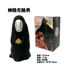 12-14cm Thousand And Chihiro Anime Figure Faceless Man Chihiro Action Figures Statue Car Decoration - B with Box