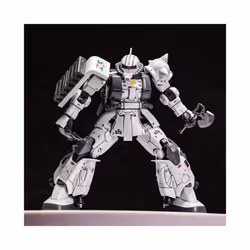 XD HG 1/144 Assembly Model Kit White Wolf MS-06R-1A Zaku 2 Collection Action FIgures Robot Plastic Model - zaku, no box