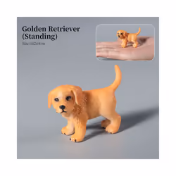 Farm Dog Animals Model Husky German Shepherd Saint Bernard Action Figure Puppy Figurines PVC Cute Collection - Dog-7