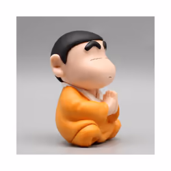 8cm Crayon Shin Chan Gk Buddha Good Luck Lotus Compassion Action Figure Creative Funny Kawaii Doll Model - 8cm