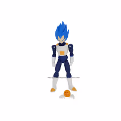 Dragon Ball SHF Goku Vegeta Action Figure Super Saiyan Gogeta Dbz Figurine PVC Collection Model Toys - vegeta-blueno box