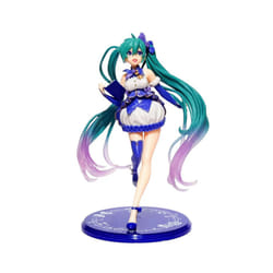 New 20cm Anime Hatsune Miku Figure Sexy Character Ornaments white pink chair Kawaii Car Decoration Collectible - 2