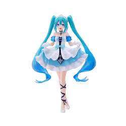 New 20cm Anime Hatsune Miku Figure Sexy Character Ornaments white pink chair Kawaii Car Decoration Collectible - 4