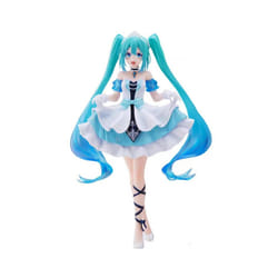 New 20cm Anime Hatsune Miku Figure Sexy Character Ornaments white pink chair Kawaii Car Decoration Collectible - 4