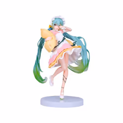 New 20cm Anime Hatsune Miku Figure Sexy Character Ornaments white pink chair Kawaii Car Decoration Collectible - 3
