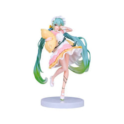 New 20cm Anime Hatsune Miku Figure Sexy Character Ornaments white pink chair Kawaii Car Decoration Collectible - 3