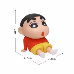Crayon Shin-Chan Anime Figure Phone Holder Kawaii Desktop Ornaments Phone Support Mini GK Collection - 1pcs no box