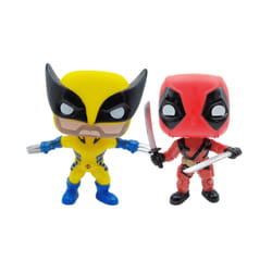 Deadpool Action Figure Deadpool Wolverine Action Figure Deadpool 3 Action Figure  Movie Characters Figure - 2PCS