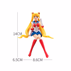 Anime Eternal Sailor Moon Cake Accessories Tsukino Usagi Action Figure Car Decoration Collection Doll - No.2