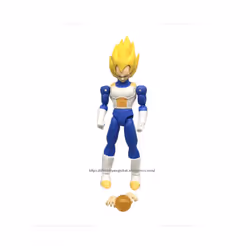 Dragon Ball SHF Goku Vegeta Action Figure Super Saiyan Gogeta Dbz Figurine PVC Collection Model Toys - vegeta-no box