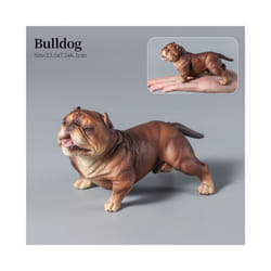 Farm Dog Animals Model Husky German Shepherd Saint Bernard Action Figure Puppy Figurines PVC Cute Collection - Dog-3