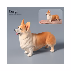 Farm Dog Animals Model Husky German Shepherd Saint Bernard Action Figure Puppy Figurines PVC Cute Collection - Dog-19