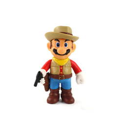 Game Super Mario Bros Cartoon Dolls Model Anime Figures Luigi Yoshi Mario Creative Collectible Model - A20-12CM
