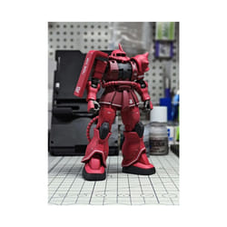 Hg 1/144 Mc-06c-6 R6 Zaku 2 The Base Limited Ver Painting Color Assembly Model Kit Collection Action - Red