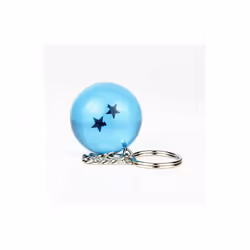 Anime Dragon Ball Keychain Fashion Jewelry Son Goku Vegeta Piccolo Crystal Ball Resin Action Figures - Q