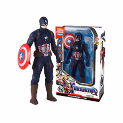 2024 Hulk Ironman Anime Action Figure Toy Christmas Gift Pvc Movable Joints Luminous Doll Collection - 10, 17CM