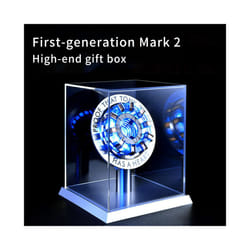 First-generation Mark1 Ark reactor. Mark1 core logo. Core luminous model. Superhero 1:1 cosplay toy, - Mark2