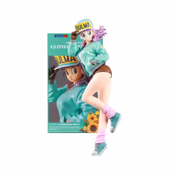 25cm Dragon Ball Anime Figure Bulma Glitter & Glamours Hot Girl Statue Hentai Action Figurine Ornaments - A, no box