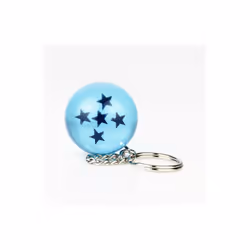 Anime Dragon Ball Keychain Fashion Jewelry Son Goku Vegeta Piccolo Crystal Ball Resin Action Figures - T