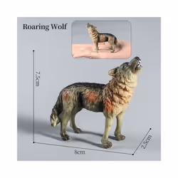 Wolf Figures Animal Toys Wolf Figurines Zoo Pack Realistic Hand-Drawn Figurines Cool Collection Exhibits - Animal-12