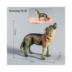 Wolf Figures Animal Toys Wolf Figurines Zoo Pack Realistic Hand-Drawn Figurines Cool Collection Exhibits - Animal-12