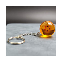 Anime Dragon Ball Keychain Fashion Jewelry Son Goku Vegeta Piccolo Crystal Ball Resin Action Figures - M