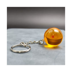 Anime Dragon Ball Keychain Fashion Jewelry Son Goku Vegeta Piccolo Crystal Ball Resin Action Figures - I