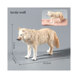 Wolf Figures Animal Toys Wolf Figurines Zoo Pack Realistic Hand-Drawn Figurines Cool Collection Exhibits - Animal-9