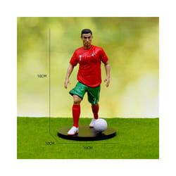 The Football Star C.Ronaldo Messi Mbappe Model Dolls Cartoon Cute Action Figure Car Accessories Football - 1