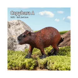 Wild Animals Simulation Rodent Marmot Capybara Model Action Figure Figurine Collection Cute Kid Toy - Capybara A