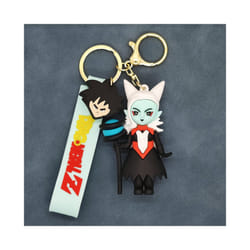 Anime Dragon Ball Keychain Fashion Jewelry Son Goku Vegeta Piccolo Crystal Ball Resin Action Figures - H