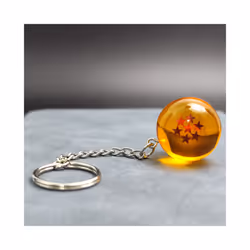 Anime Dragon Ball Keychain Fashion Jewelry Son Goku Vegeta Piccolo Crystal Ball Resin Action Figures - O