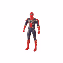 2024 Hulk Ironman Anime Action Figure Toy Christmas Gift Pvc Movable Joints Luminous Doll Collection - 1, 17CM