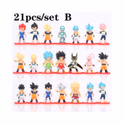 Dragon Ball Action Figure SHF Super Saiyan Anime Figurine Movable and Modifiable Doll Model Collection - 8pcs