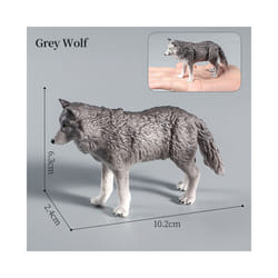 Wolf Figures Animal Toys Wolf Figurines Zoo Pack Realistic Hand-Drawn Figurines Cool Collection Exhibits - Animal-10