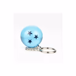 Anime Dragon Ball Keychain Fashion Jewelry Son Goku Vegeta Piccolo Crystal Ball Resin Action Figures - R