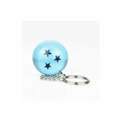 Anime Dragon Ball Keychain Fashion Jewelry Son Goku Vegeta Piccolo Crystal Ball Resin Action Figures - R