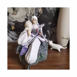 Anime Inuyasha Figure Inuyasha KikyÅ Sesshoumaru Higurashi Kagome PVC Action Figure Model Toys Collectible - Sesshoumaru B