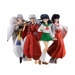 Anime Inuyasha Figure Inuyasha KikyÅ Sesshoumaru Higurashi Kagome PVC Action Figure Model Toys Collectible - Sesshoumaru B