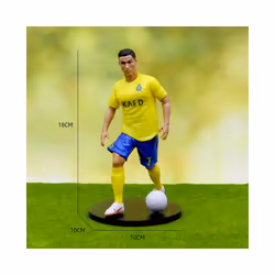 The Football Star C.Ronaldo Messi Mbappe Model Dolls Cartoon Cute Action Figure Car Accessories Football - 4