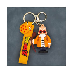 Anime Dragon Ball Keychain Fashion Jewelry Son Goku Vegeta Piccolo Crystal Ball Resin Action Figures - E