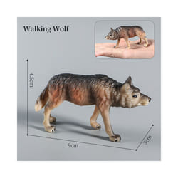 Wolf Figures Animal Toys Wolf Figurines Zoo Pack Realistic Hand-Drawn Figurines Cool Collection Exhibits - Animal-8