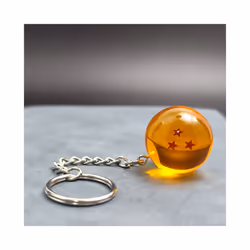 Anime Dragon Ball Keychain Fashion Jewelry Son Goku Vegeta Piccolo Crystal Ball Resin Action Figures - K